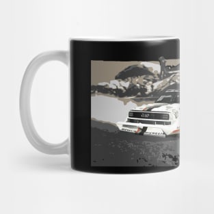 Hill Climb Race Car Rally Röhrl Mug